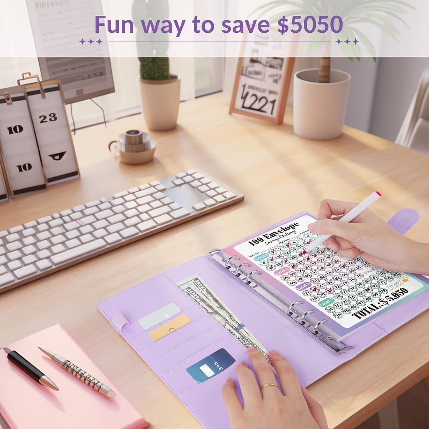 ⚡50K+ SOLD!💝Savings Challenges Book with Envelopes💸