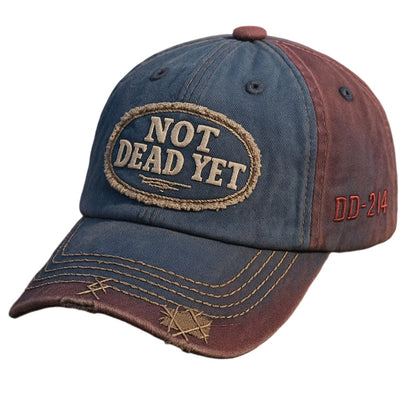 🔥NOT DEAD YET Vintage Washed Baseball Cap
