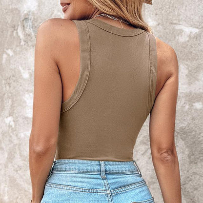 ⚡50K+ SOLD!🔥Women's Ribbed Tank Top with Shelf Bra