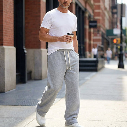 Men's Casual Loose Fit Drawstring Pants