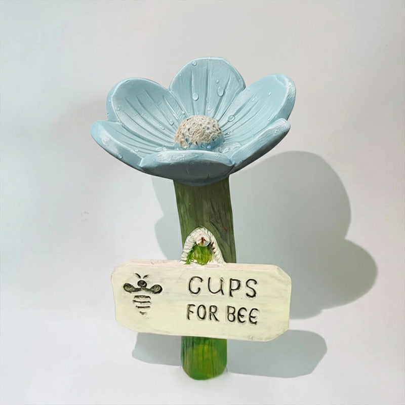 Flower-Shaped Bee Waterer Garden Stake