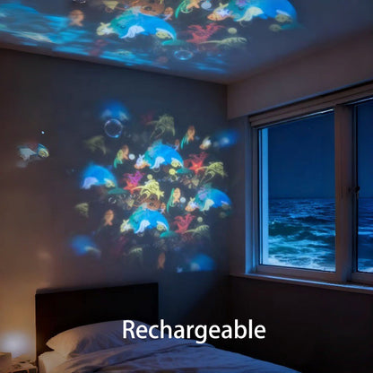 ✨Dynamic Rotating LED Projector Light