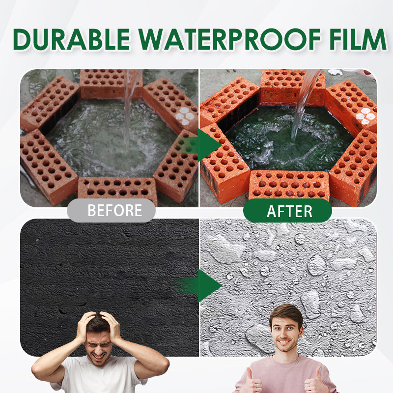 💧🖌️ Transparent Waterproof Sealant – brush-on clear barrier seals small leaks & cracks. No demolition, keeps original look! 🏠✅