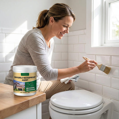 💧🖌️ Transparent Waterproof Sealant – brush-on clear barrier seals small leaks & cracks. No demolition, keeps original look! 🏠✅