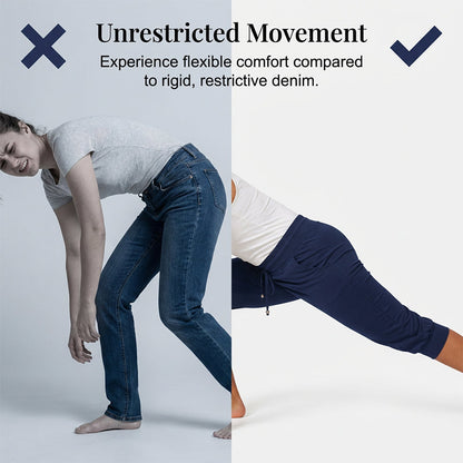 Drawstring Waist Cropped Sweatpants – Soft Polyester, Capri-Length & Side Pockets