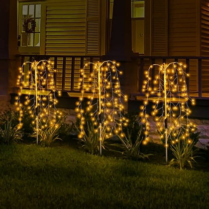 ✨ Solar Garden Lights Outdoor Decor – 100 LEDs, IP55 Waterproof, Easy Install 🌙