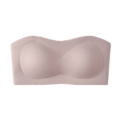 Strapless Push-Up Bra – 360° Non-slip, Wireless & Breathable. 🛡️✨