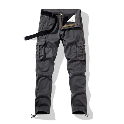 👖 Men's Classic Tactical Cargo Pants – Multi-Pocket, Durable, Adjustable Cuffs 🔧