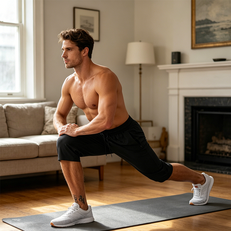 Men's Quick-drying Sports Capri Pants With Zipper Pockets 🩳💨