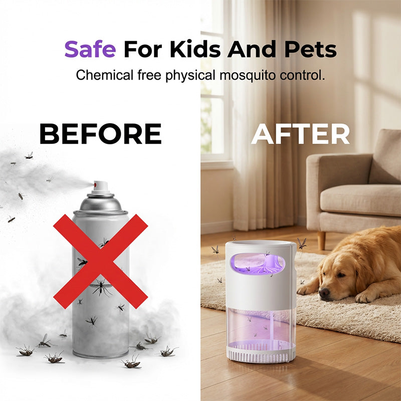 💞50K+ SOLD!🦟🔇 50% OFF! UV Mosquito Killer Lamp – USB powered, chemical‑free, ultra‑quiet. 50K+ sold for peaceful sleep. 🌙✨
