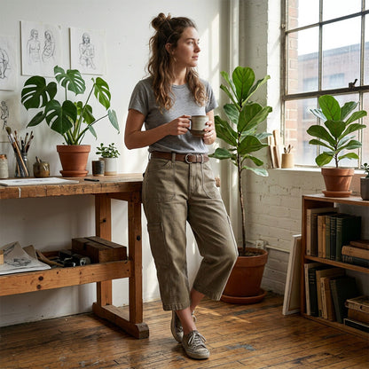 👖Women's Relaxed Casual Cargo Capris – Utility Pockets, Breathable, Relaxed Fit ✨