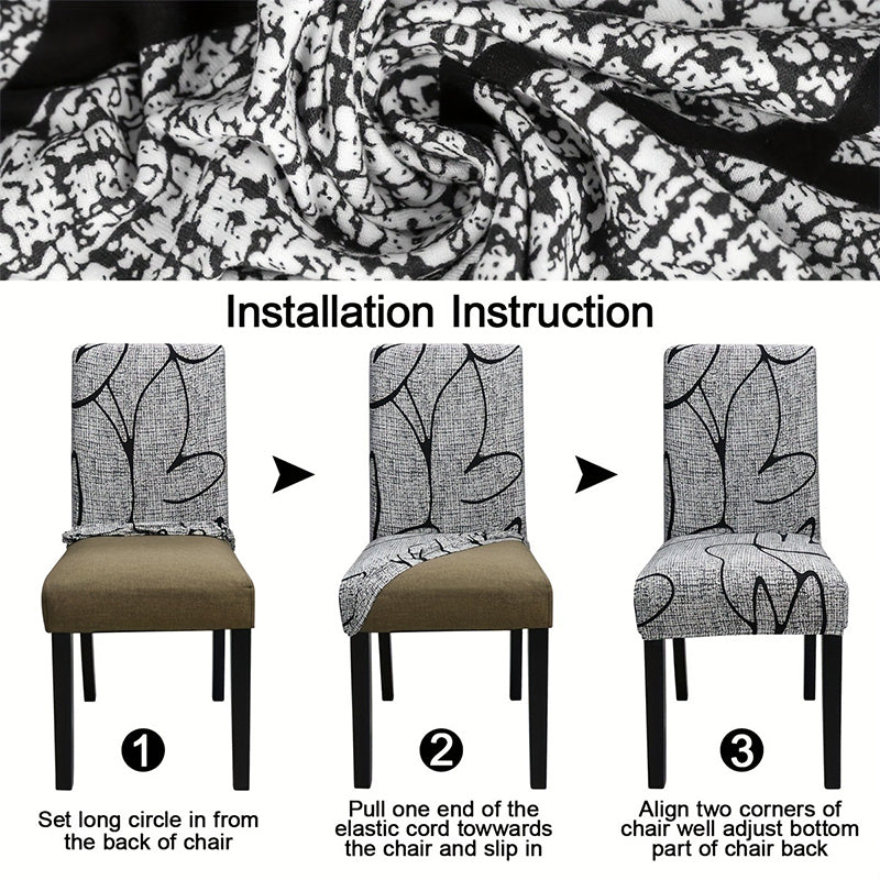 🪑 Buy One Get One Free – Stretch Dining Chair Covers. Non-Slip & Wrinkle-Free.