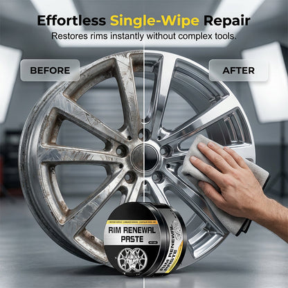 🚗✨ All-in-One Wheel Restoration Paste – Scratch Removal, Molecular Bonding, Safe for All Alloys 💎