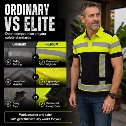 Men's High Visibility Round-Neck Top