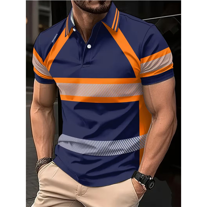 Men's High Visibility Round-Neck Top