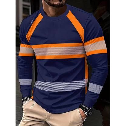 Men's High Visibility Round-Neck Top