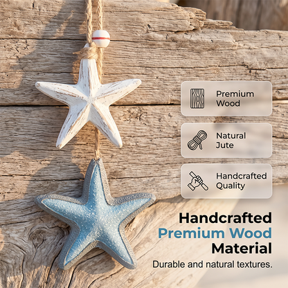 Buy 1 Get 1 Free(2pcs)✨Rustic Wooden Marine Hanging Ornament
