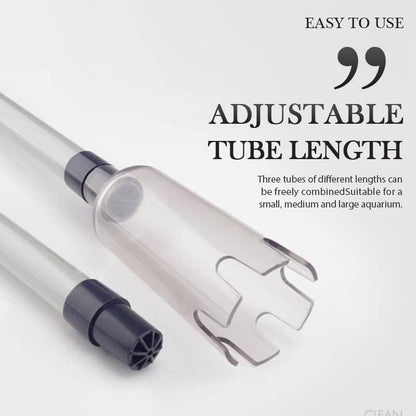 🐠 Electric Aquarium Gravel Cleaner—battery-operated, adjustable length, and easy to use—suitable for all aquariums 🧹🐟