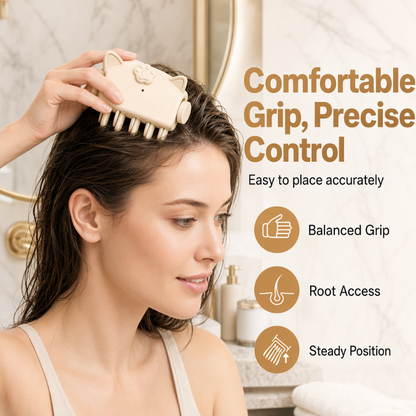 🎉Wireless Heated Volumizing Root Lift Clip, Portable Travel Hair Styling Tool for Flat Fine Hair