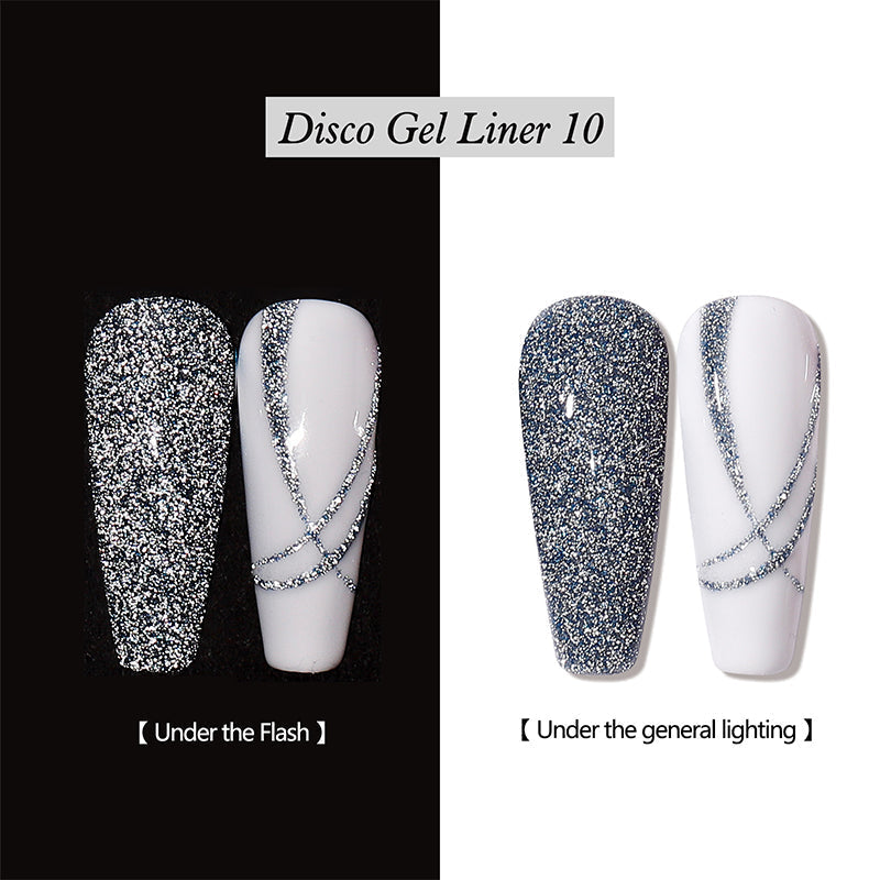 Reflective Glitter Gel Nail Polish Liner