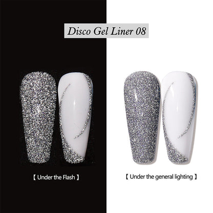 Reflective Glitter Gel Nail Polish Liner