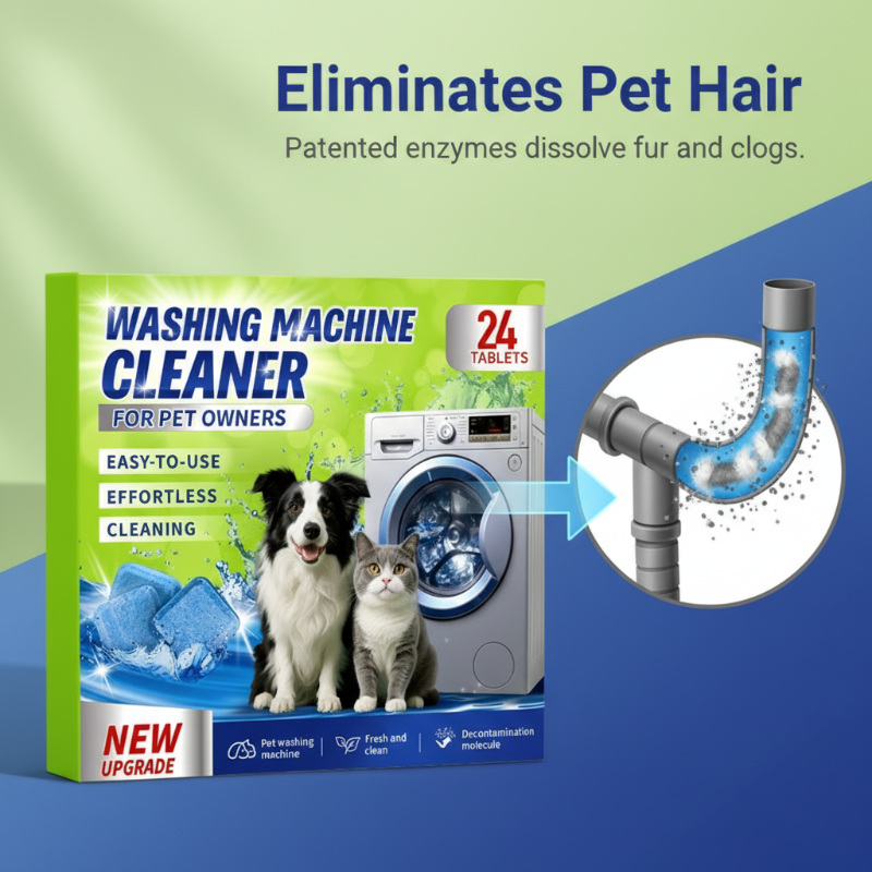 🐾  Pet‑Owner Washing Machine Cleaner Tablets 🧼