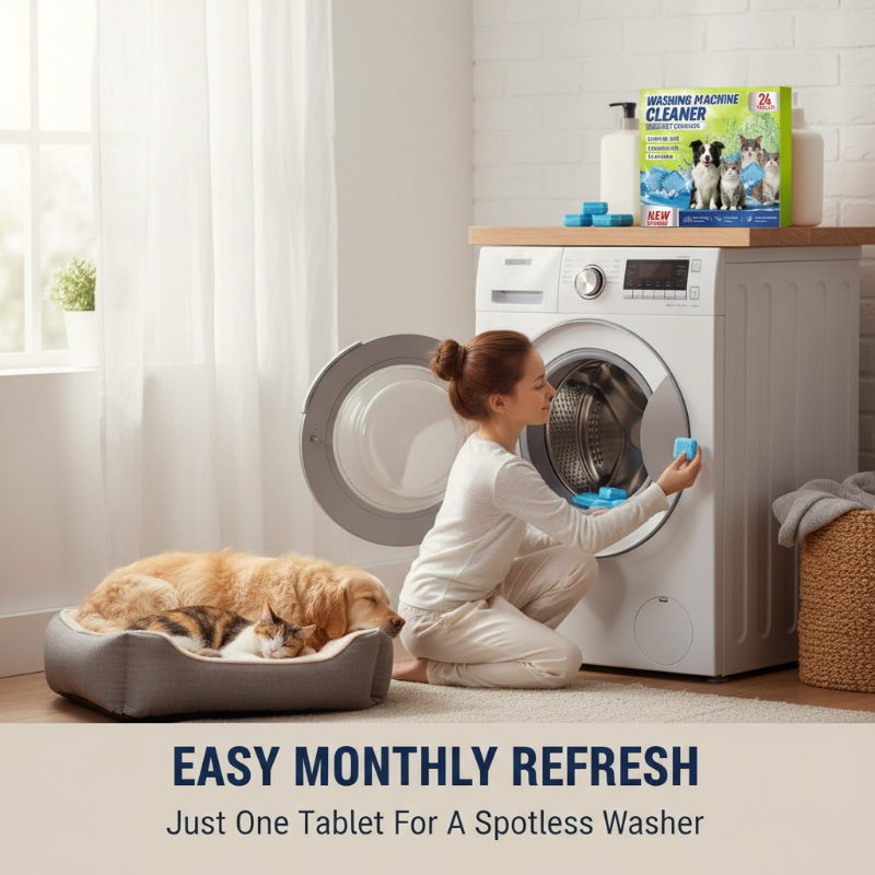 🐾  Pet‑Owner Washing Machine Cleaner Tablets 🧼