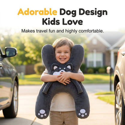 🚗Kids H‑Shape Car Travel Neck Pillow 🐼