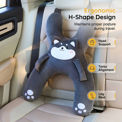 🚗Kids H‑Shape Car Travel Neck Pillow 🐼