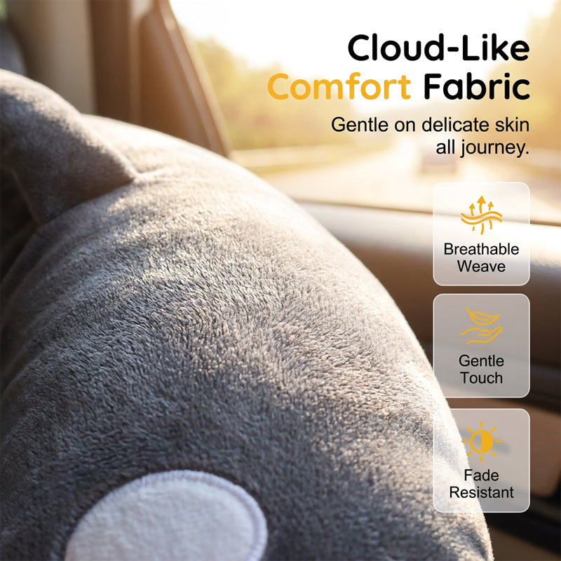 🚗Kids H‑Shape Car Travel Neck Pillow 🐼
