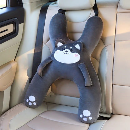 🚗Kids H‑Shape Car Travel Neck Pillow 🐼
