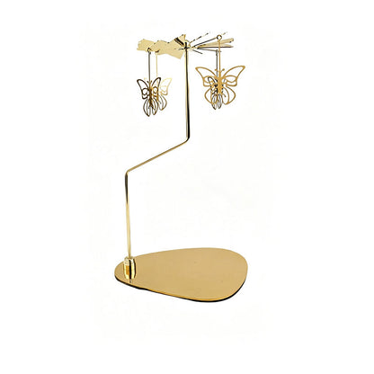 Decorative Gold Rotary Candle Holder