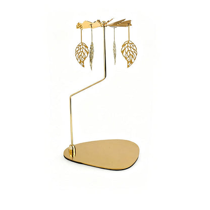 Decorative Gold Rotary Candle Holder