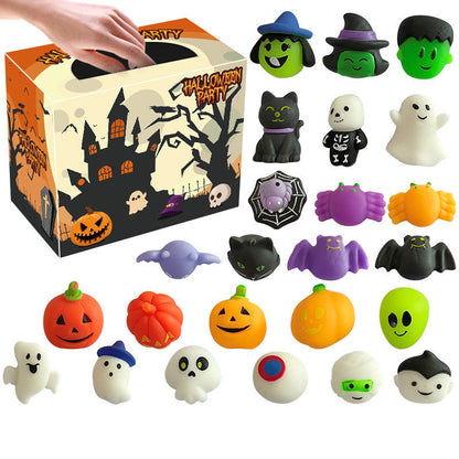 🎃 Halloween Squishy Toy Set Washable & Reusable🧹Party Favors & Trick-or-Treat 👻