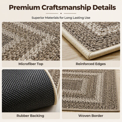 🏡🔥Elegant Woven Runner Rug