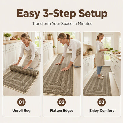 🏡🔥Elegant Woven Runner Rug