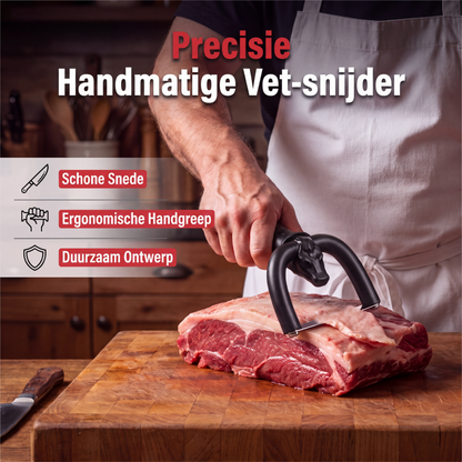 🥩🔪Handheld Fat Trimmer for Beef & Pork – U-shaped curved holder targets surface fat without wasting lean meat. Stainless steel blade, ergonomic grip – prep like a pro! 🧑‍🍳✨