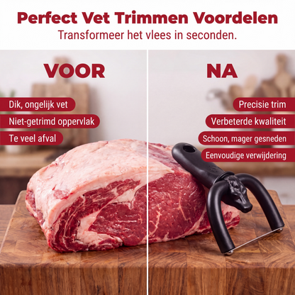 🥩🔪Handheld Fat Trimmer for Beef & Pork – U-shaped curved holder targets surface fat without wasting lean meat. Stainless steel blade, ergonomic grip – prep like a pro! 🧑‍🍳✨
