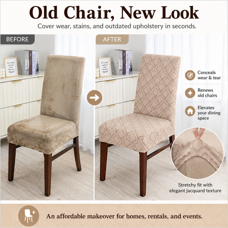 Universal Stretch Chair Seat Covers