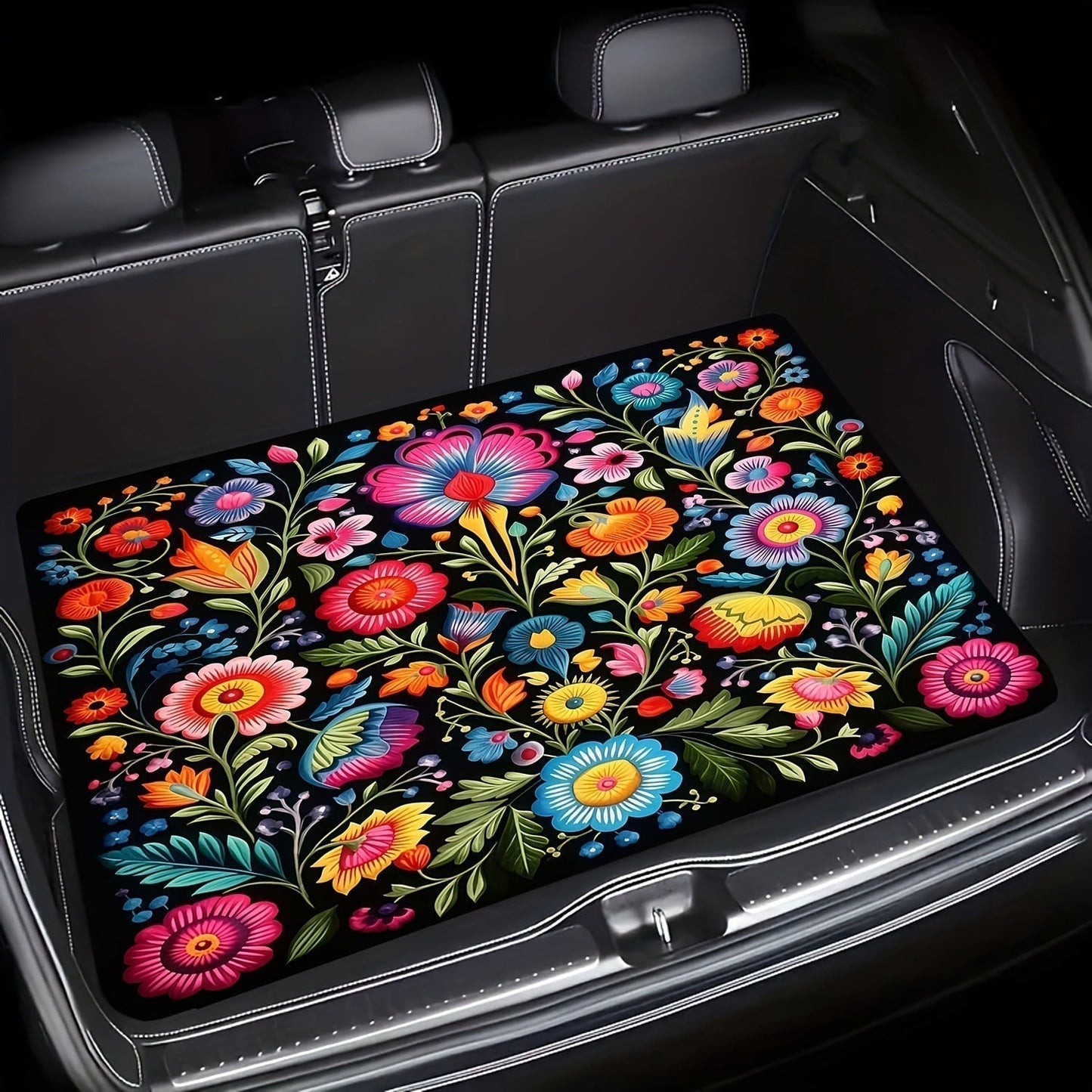 🚗🏵️Universal Car Trunk Mat with Non-Slip Backing