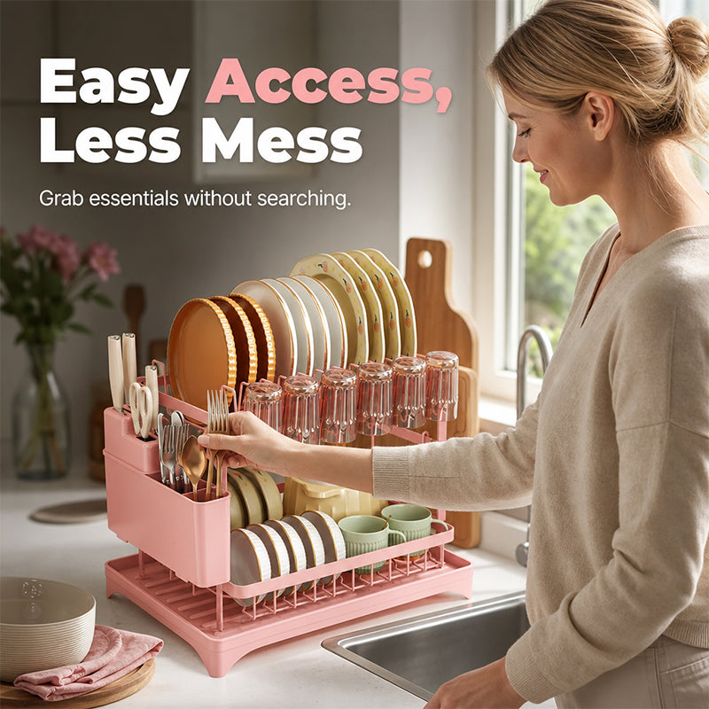 Space-Saving Kitchen Dish Drying Rack – ifuzor