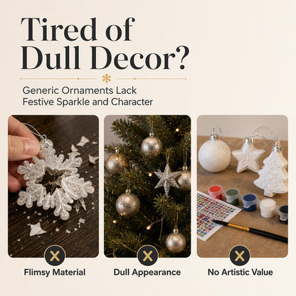 Christmas DIY Painting Hanging Ornaments Set
