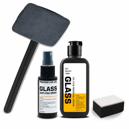 🚗Car Windshield Cleaning Brush – Extended Long Handle Double-Sided Window Cleaner, Reach Deep Corners, 4 Kit Options for Interior Auto Glass