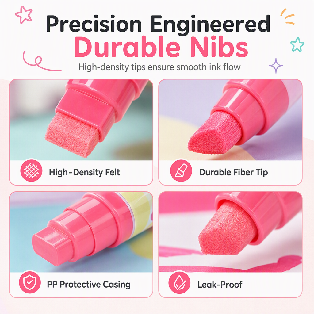 8 Colors Erasable Liquid Chalk Markers