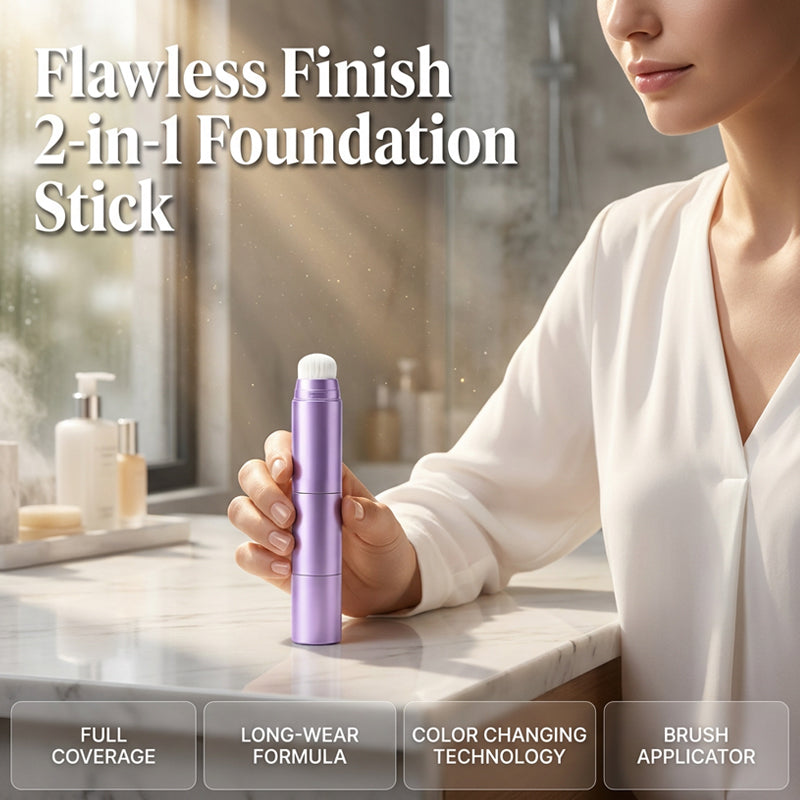 💄 2-in-1 Color Changing Foundation Stick | Skin Tone Matching Cream F ...