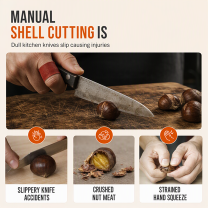 🌰 Stainless Steel Chestnut and Nut Cracker