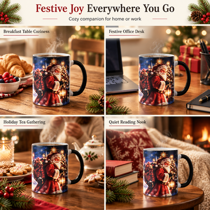 Christmas Santa Claus Heat-Activated Color-Changing Mug