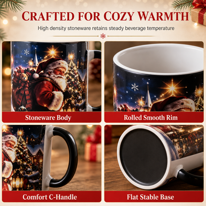 Christmas Santa Claus Heat-Activated Color-Changing Mug